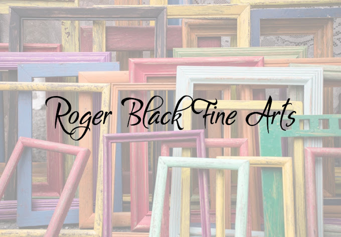 Roger Black Fine Arts logo