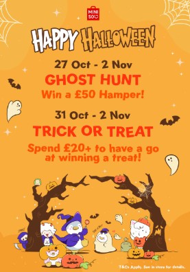 What's on 4 Halloween at Miniso
