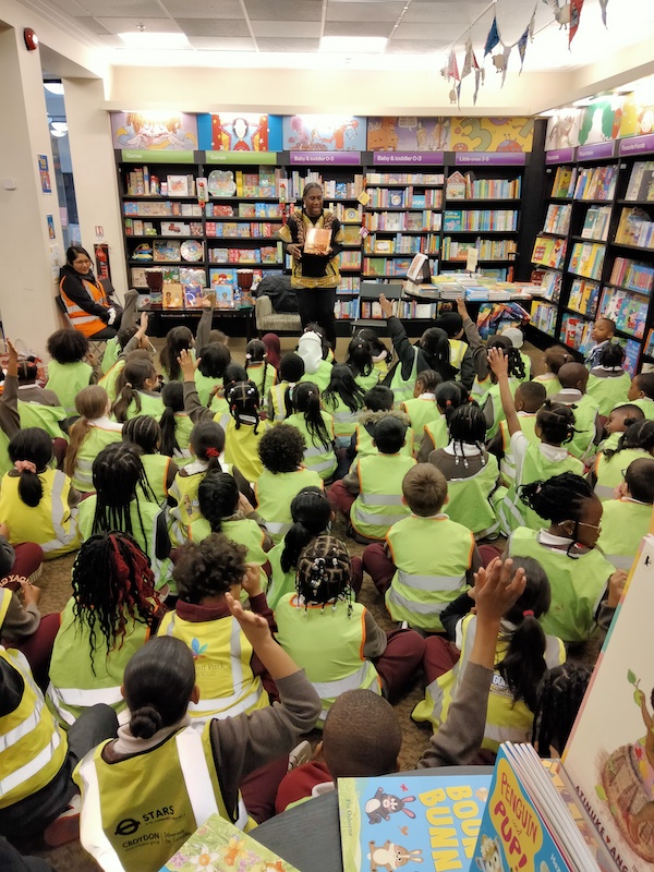Over 3500 pupils to visit Waterstones in Croydon to celebrate World Book Day 1 Lorna Liverpool reading a dance to remember