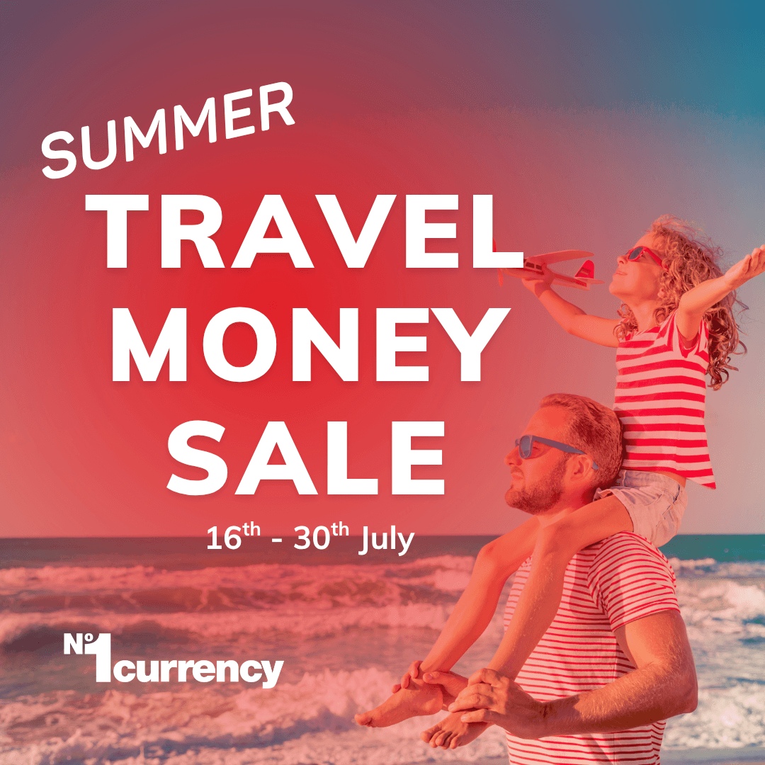 Summer Sale at No1 Currency: Get EVEN BETTER rates on your Travel Money 6 No1 Currency Summer Sale Static 1