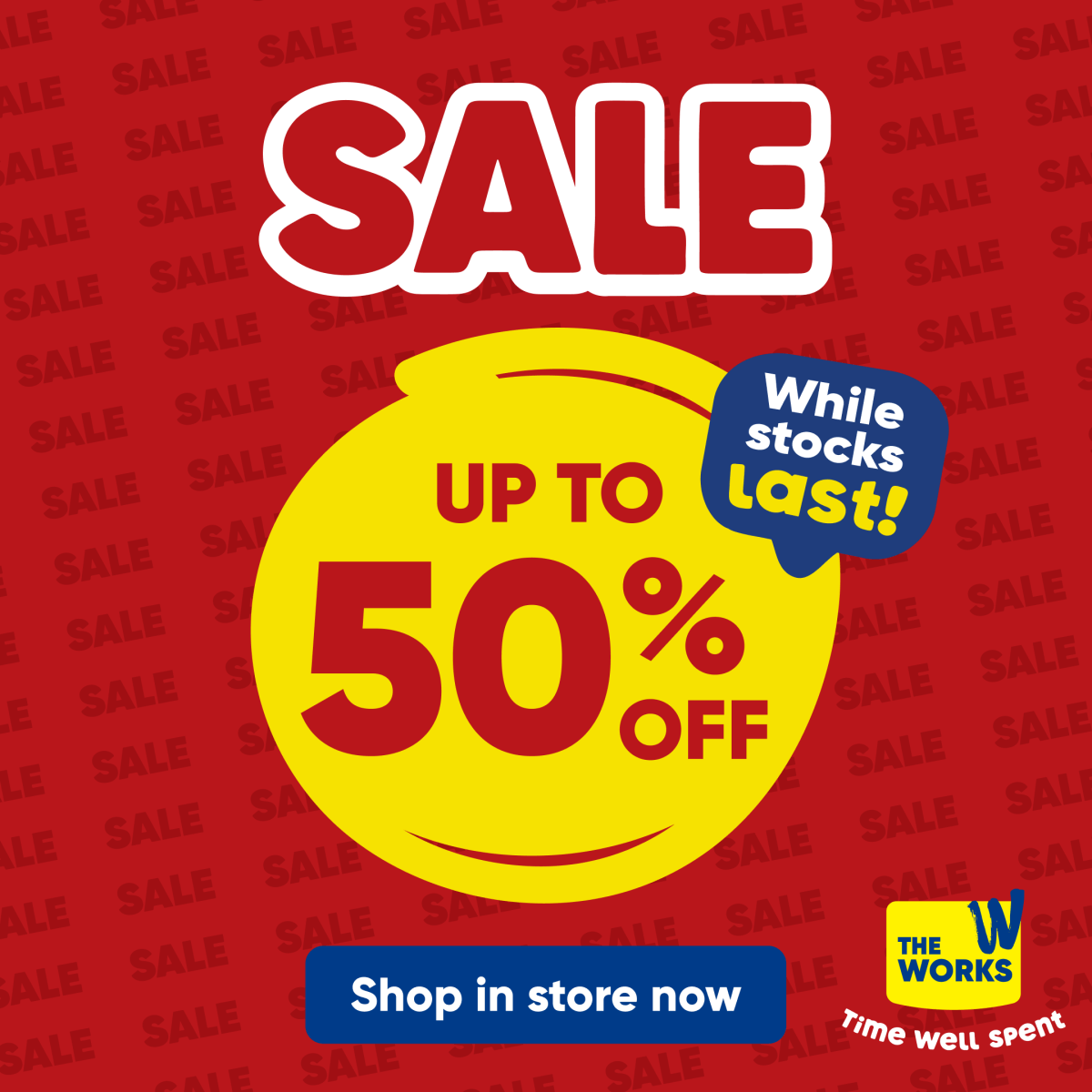 SALE NOW ON! 8 1080 1080 In Store Sale Socials